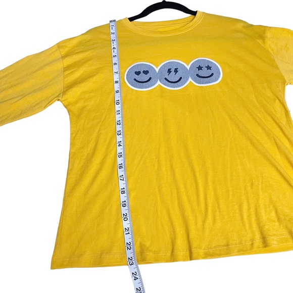 3 For $15‼️ BUNDLE & SAVE NWT‼️Wonder Nation Women’s Yellow Long Sleeve Size XL - Picture 6 of 9